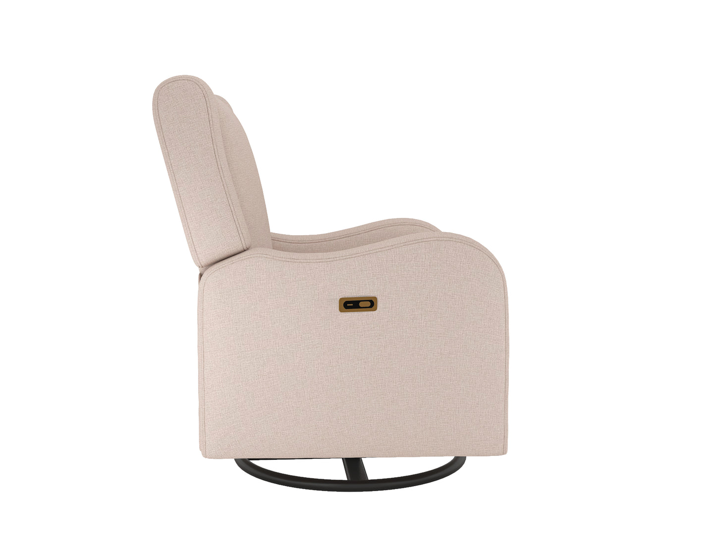 Alice Nursery Power Swivel Glider Recliner in Sand
