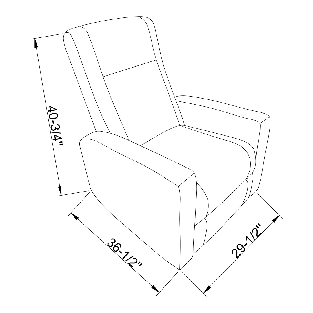Dream Power Recliner Swivel Glider