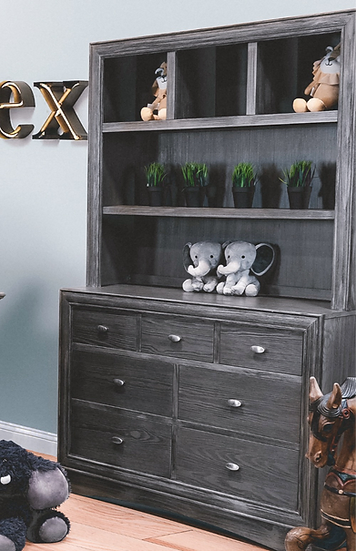 Baby dresser with sales hutch