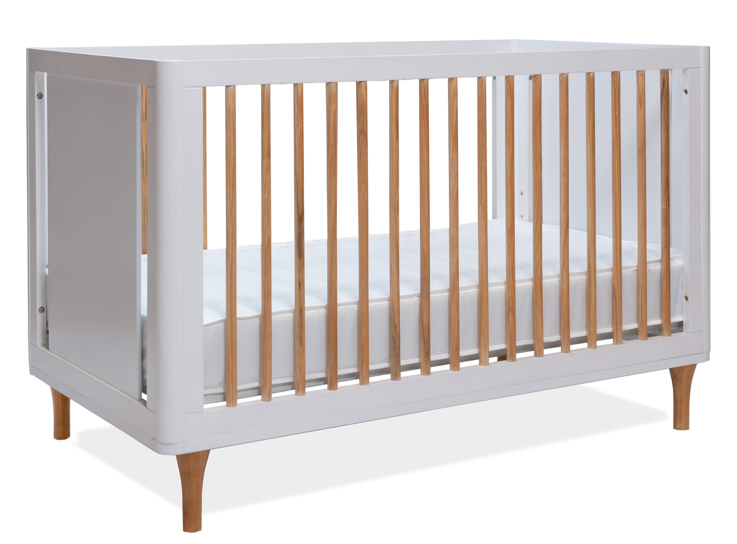 Lollipop Full Nursery Set - Lollipop Convertible Crib + Lollipop Double Dresser + Free Crib Mattress