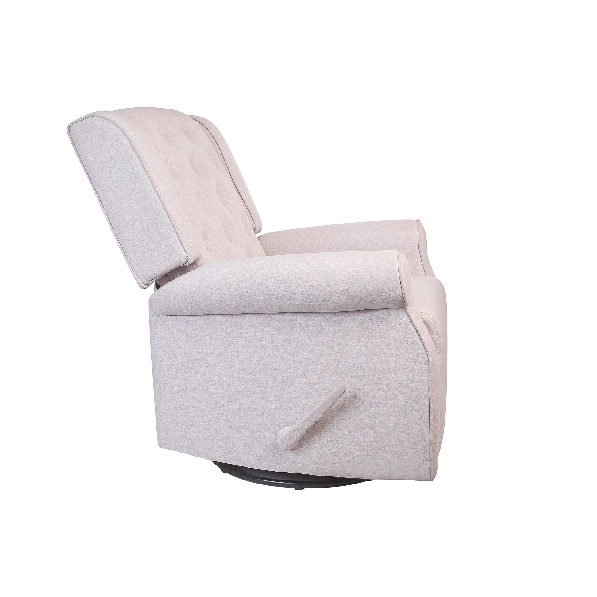 Hayley Swivel Reclining Glider in Sand - West Home Furniture