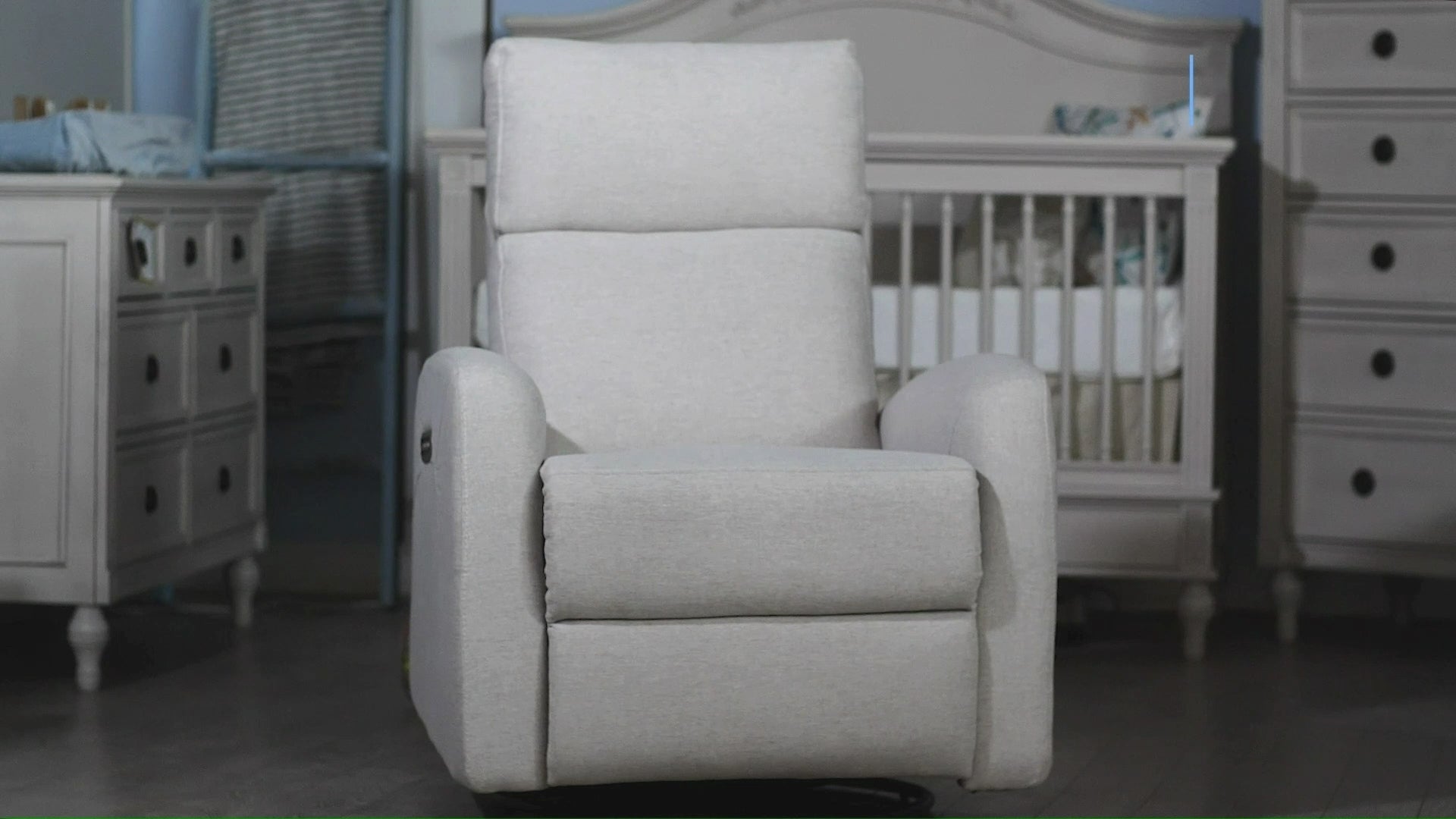 Serena Nursery Glider in Grey