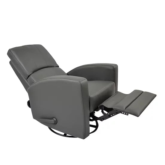 Habana Swivel Reclining Glider in Gray West Home Furniture