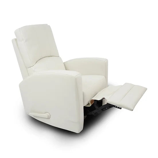 White best sale leather glider